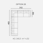 Canapea Goccia - Opțiune 25