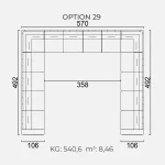Canapea Goccia - Opțiune 29