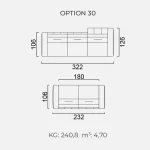 Canapea Goccia - Opțiune 30