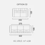 Canapea Goccia - Opțiune 33
