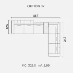 Canapea Goccia - Opțiune 37