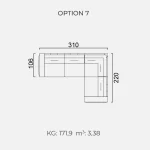 Canapea Goccia - Opțiune 7
