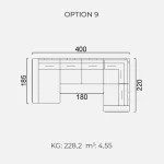 Canapea Goccia - Opțiune 9