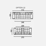 Canapea Lumina - Opțiune 22