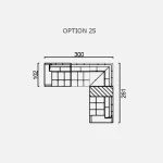 Canapea Lumina - Opțiune 25