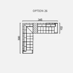 Canapea Lumina - Opțiune 26