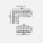 Canapea Lumina - Opțiune 29