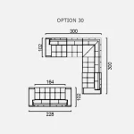 Canapea Lumina - Opțiune 30