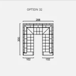 Canapea Lumina - Opțiune 32