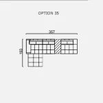 Canapea Lumina - Opțiune 35