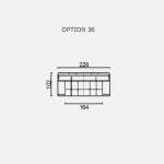 Canapea Lumina - Opțiune 36