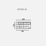 Canapea Lumina - Opțiune 38