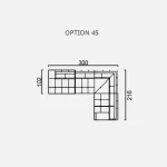 Canapea Lumina - Opțiune 45