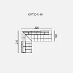 Canapea Lumina - Opțiune 46