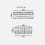 Canapea Lumina - Opțiune 50