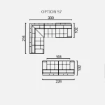 Canapea Lumina - Opțiune 57